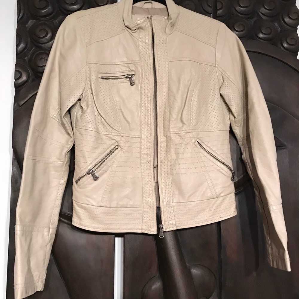Cream spring jacket